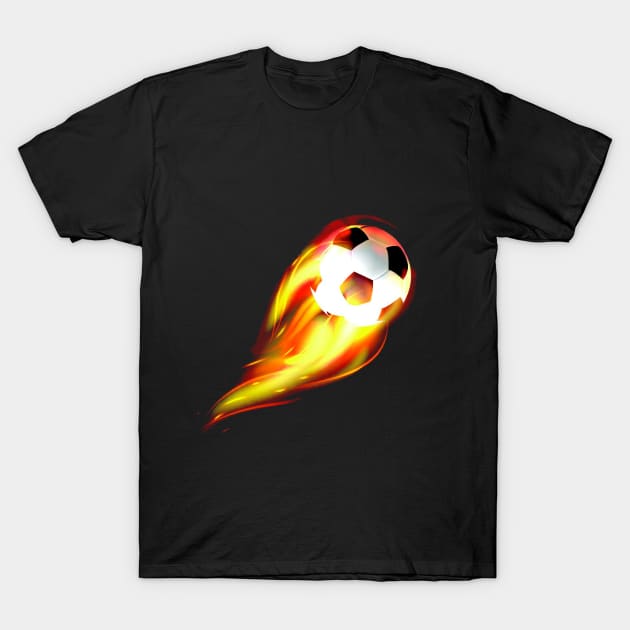 FireBall Design T-Shirt by spiceson